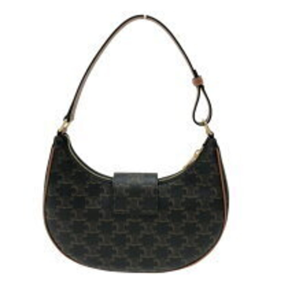 Celine Ava Tan Triomphe Canvas Handbag - Picture 2 of 10